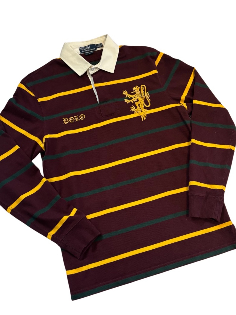 Vintage Polo Ralph Lauren Rugby Stripe Long Sleeve Shirt